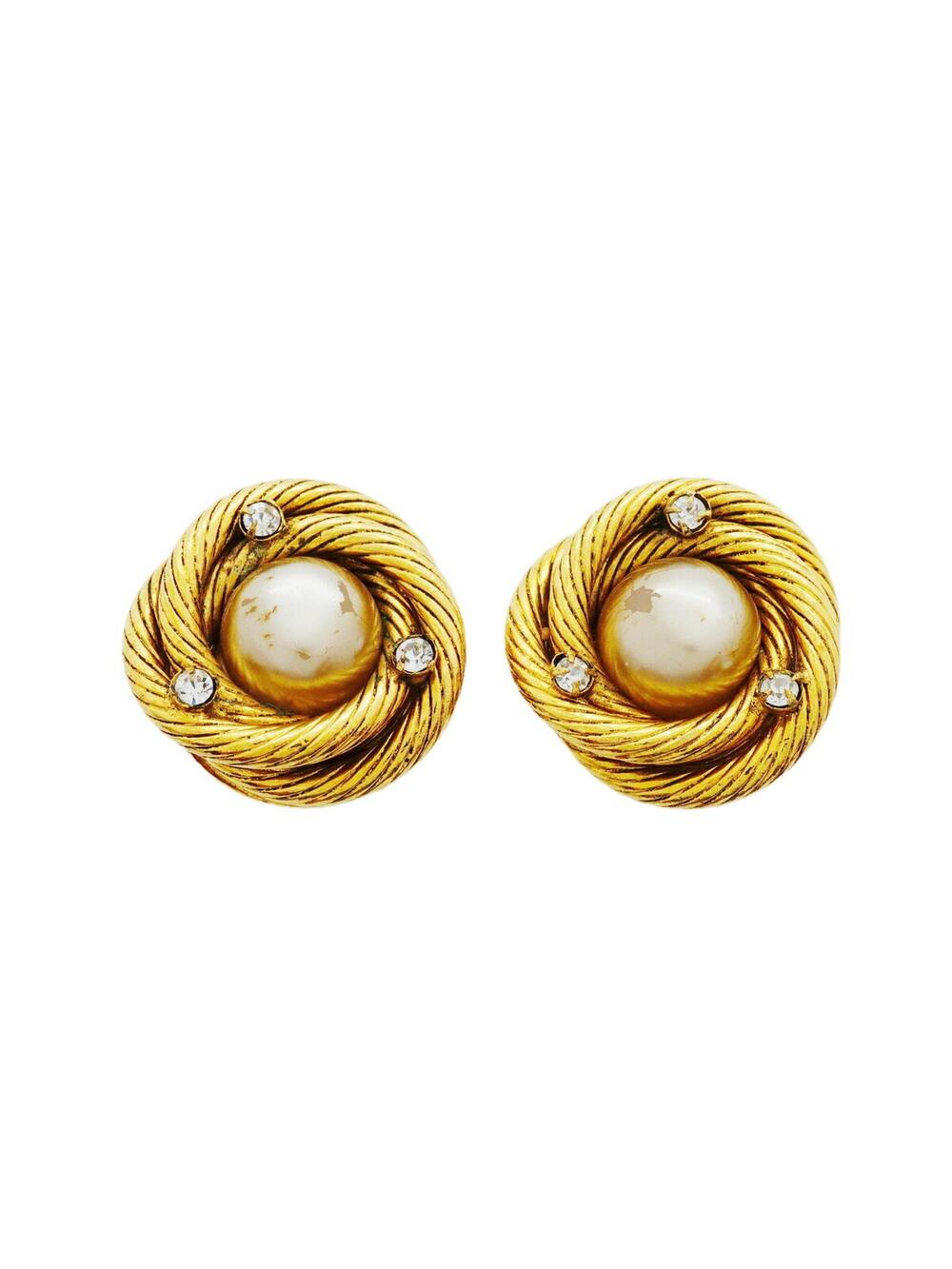 Chanel Clip-On Earrings Pearl #371596C55B
